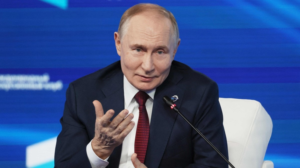 Putin med utsegn om dronar over Danmark: – Ein ganske dårleg spøk
