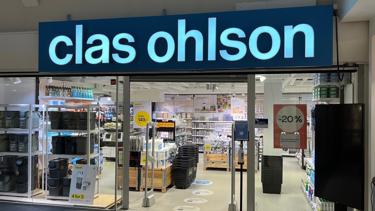 Raidet Clas Ohlson-butikker på Østlandet