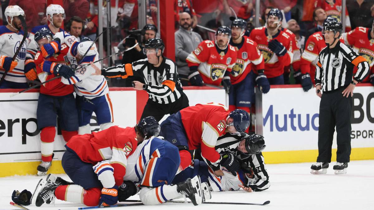 Panthers herjet i Stanley Cup-finalen – ble slagsmål på isen