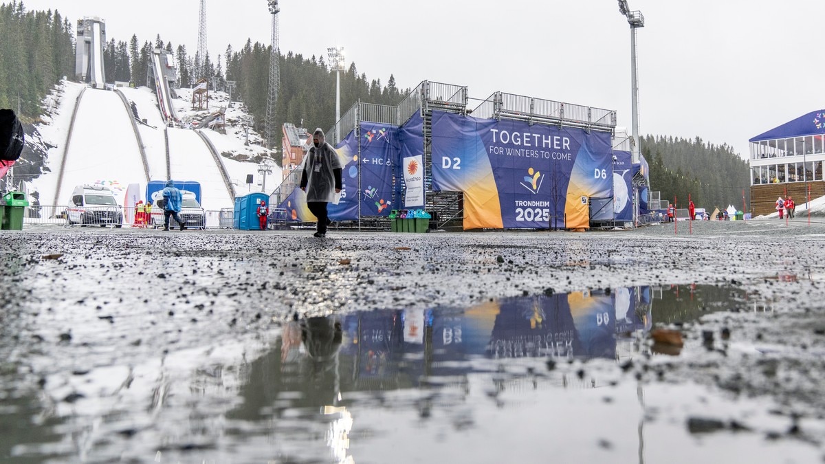 Regn og sludd i VM-byen: – Det blir et spennende døgn for oss