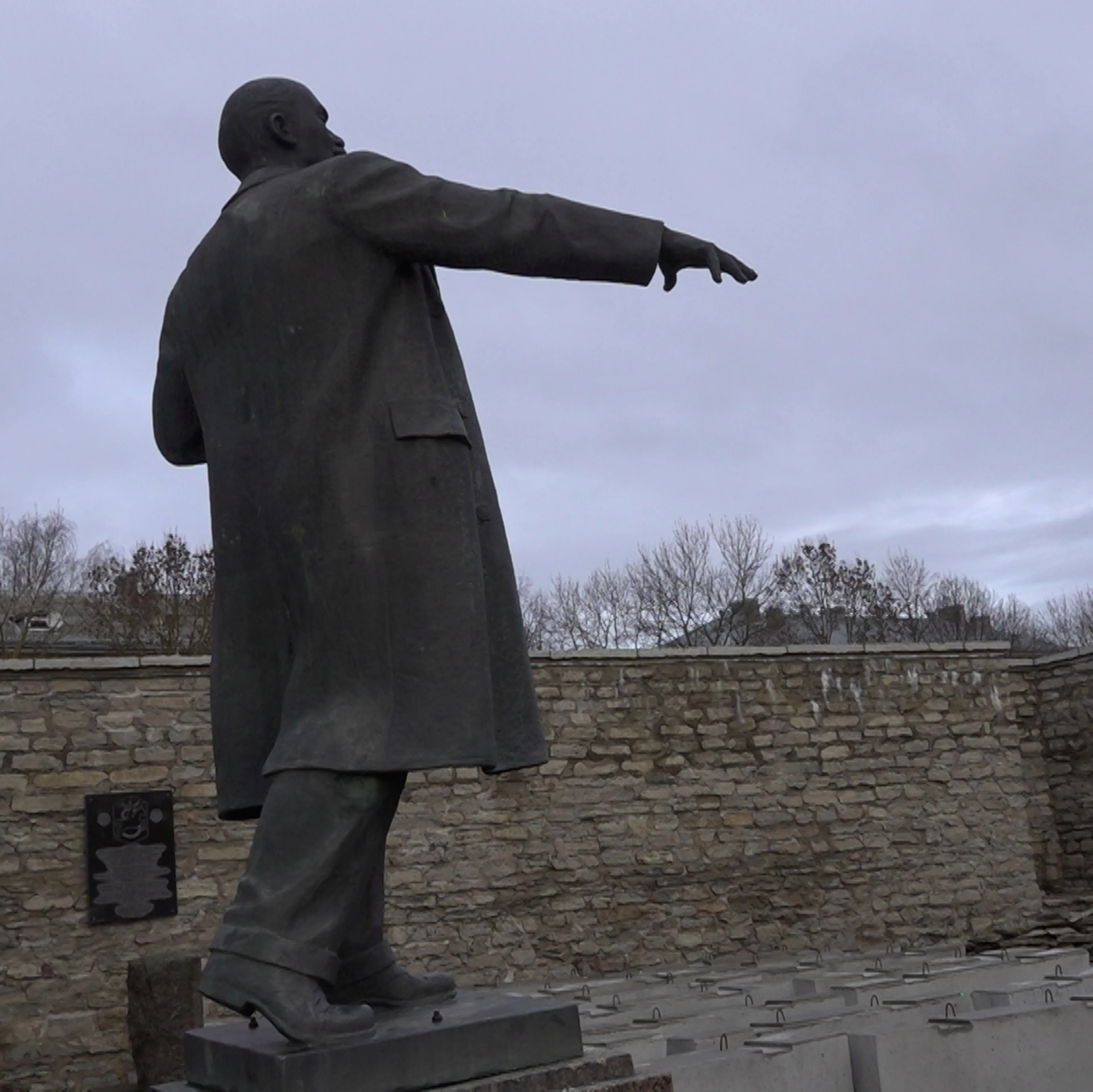 Leninstatuen i Narva