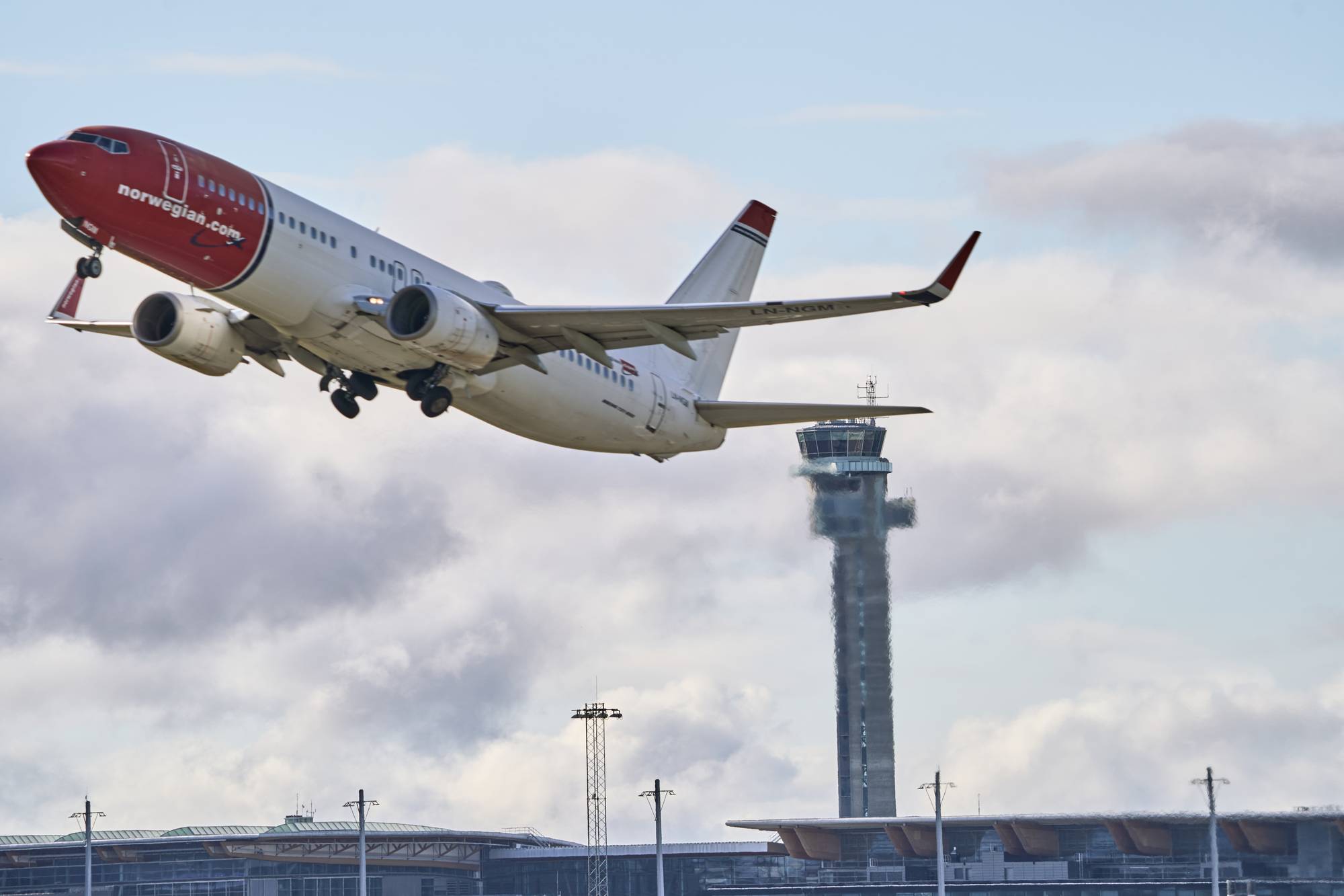 Et norwegianfly i lufta
