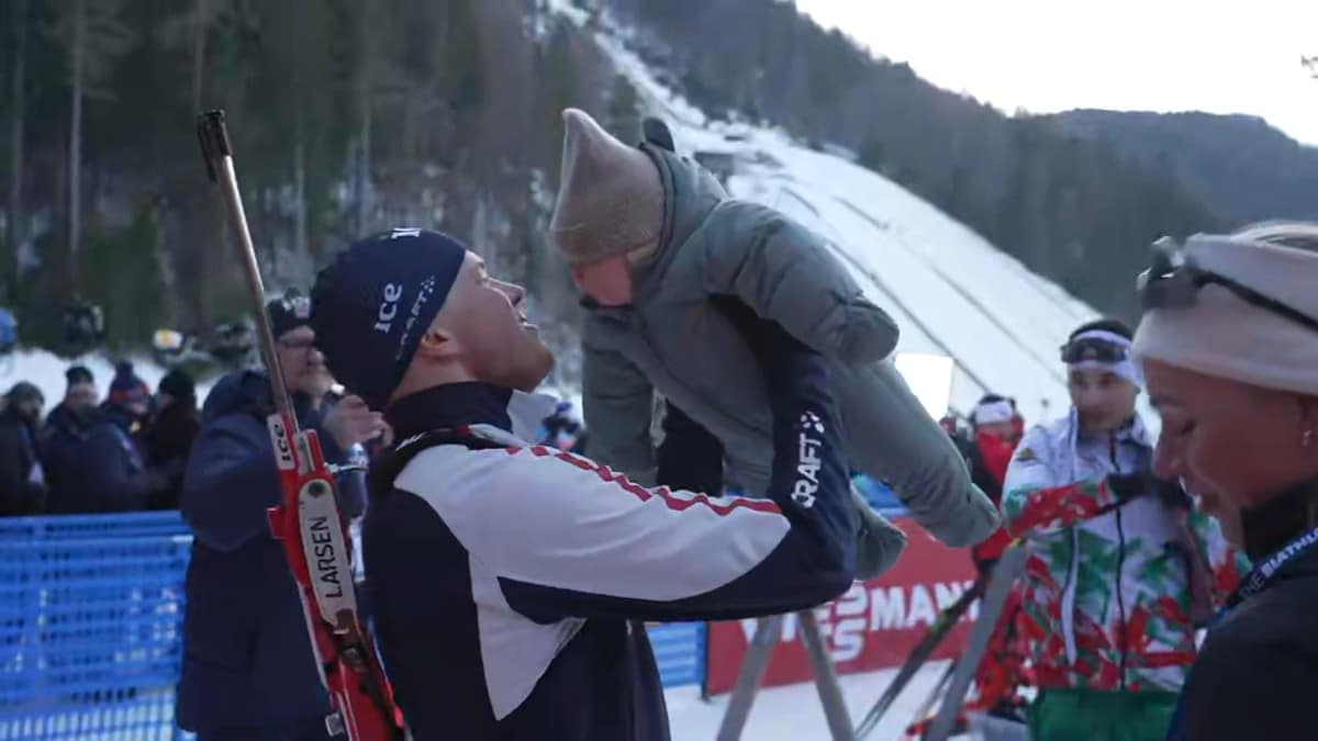 Vant med sønnen på plass for første gang: – Pappaeffekten