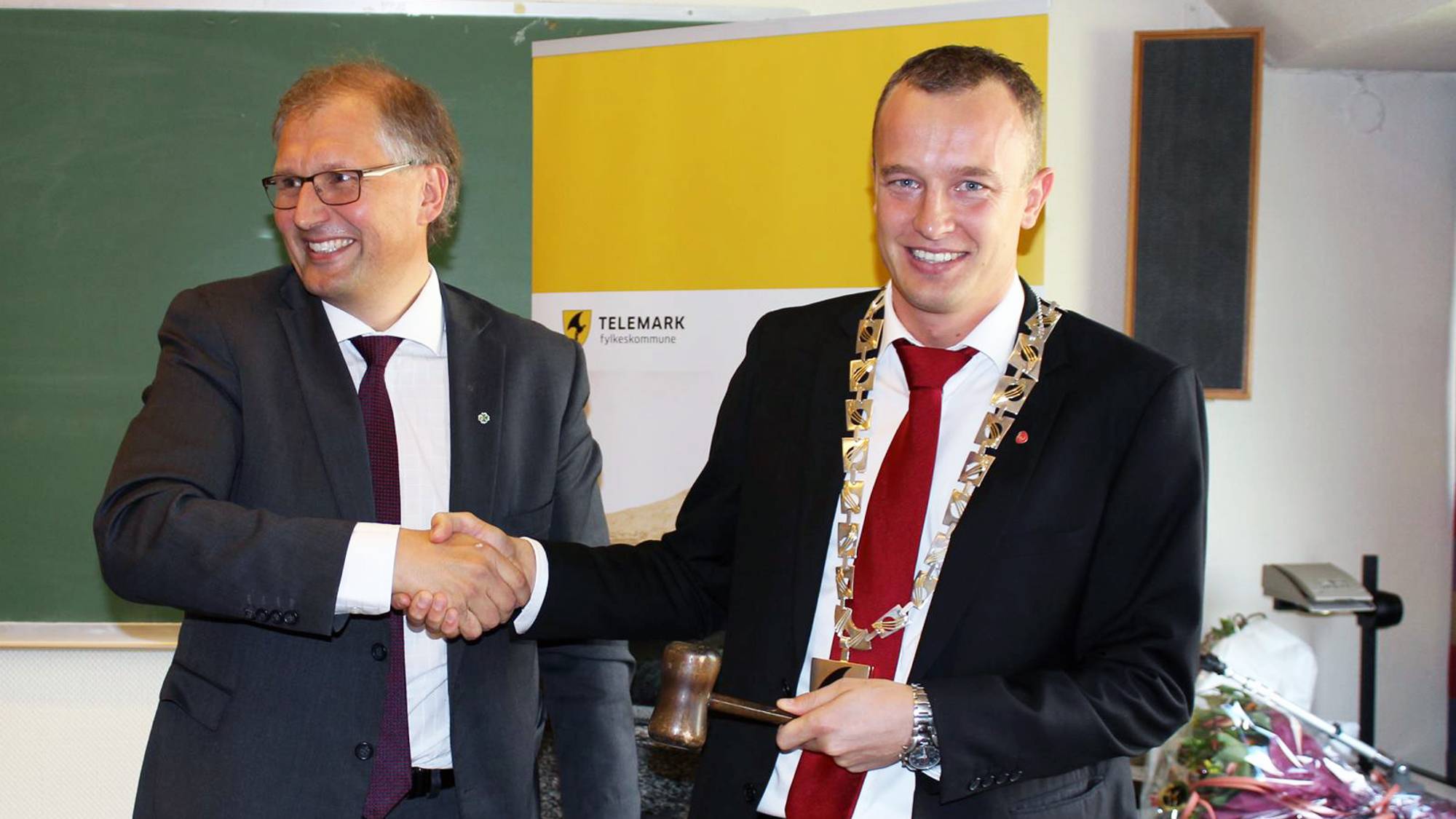 Terje Riis-Johansen og Sven Tore Løkslid