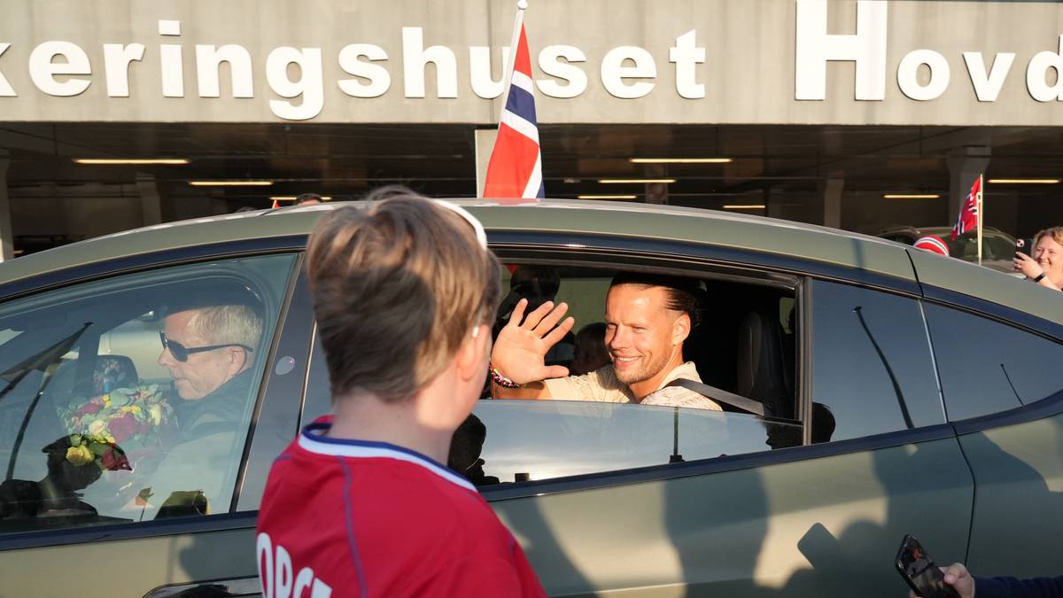 Keeperhelten tilbake i heimbygda – taus om framtida