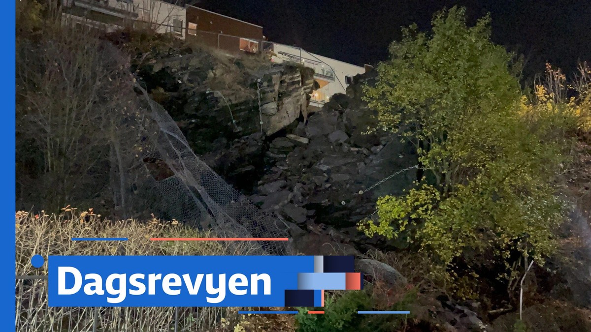 Steinras ved Carl Berners plass i Oslo - evakuerer blokker