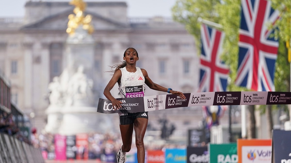 Historisk maratonbragd i London
