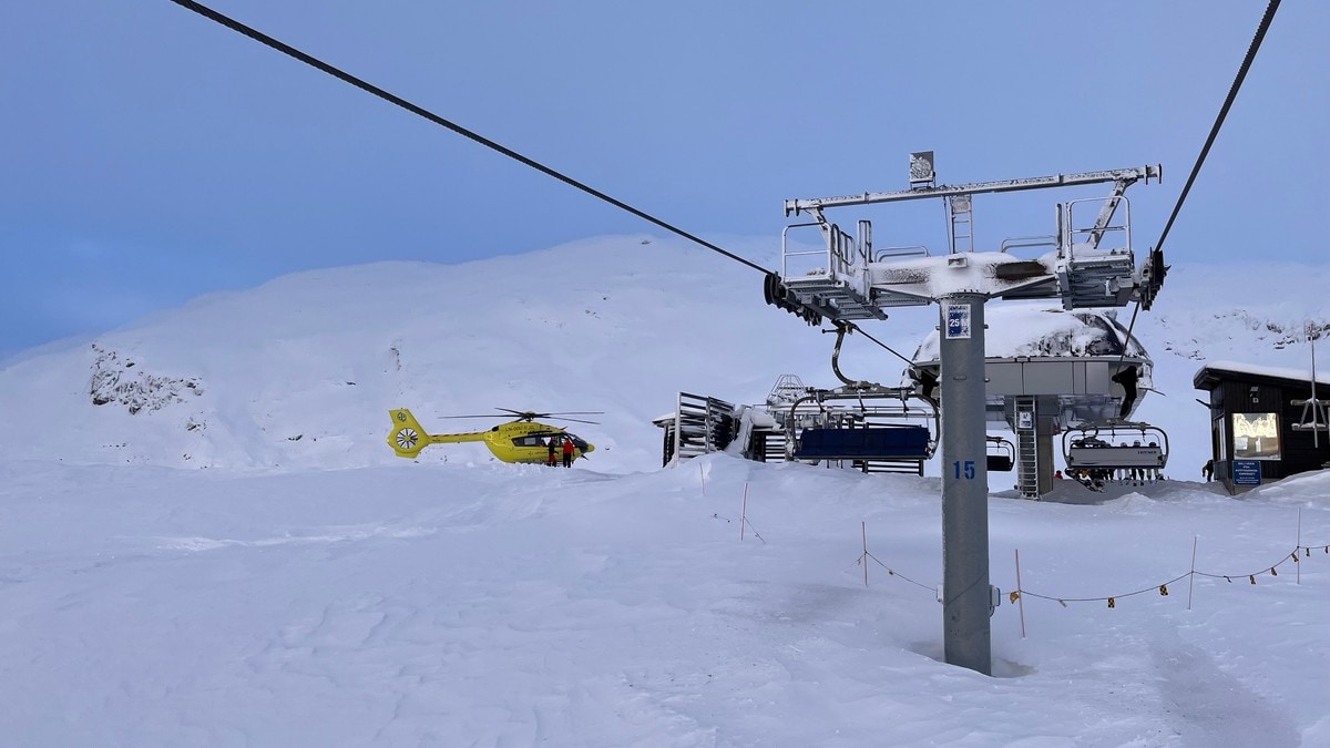 40–50 meter breitt snøskred i skianlegg på Voss