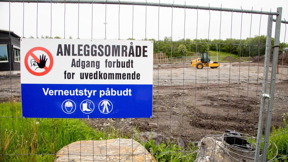 Uvedkommende observert på anleggsområde