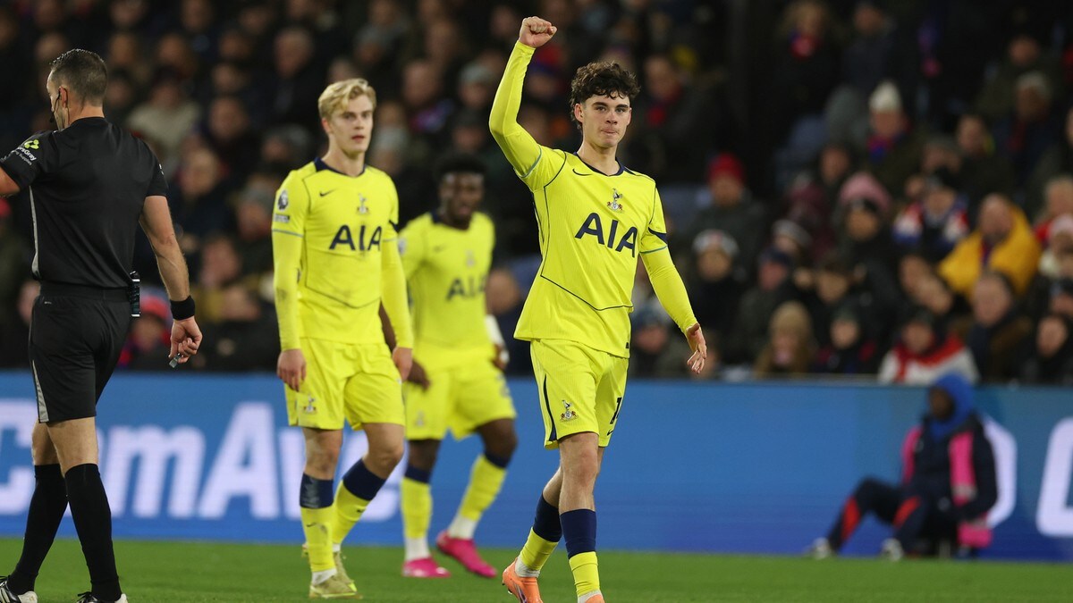 Tottenham tok etterlengtet seier mot Crystal Palace – 19-åring ble matchvinner