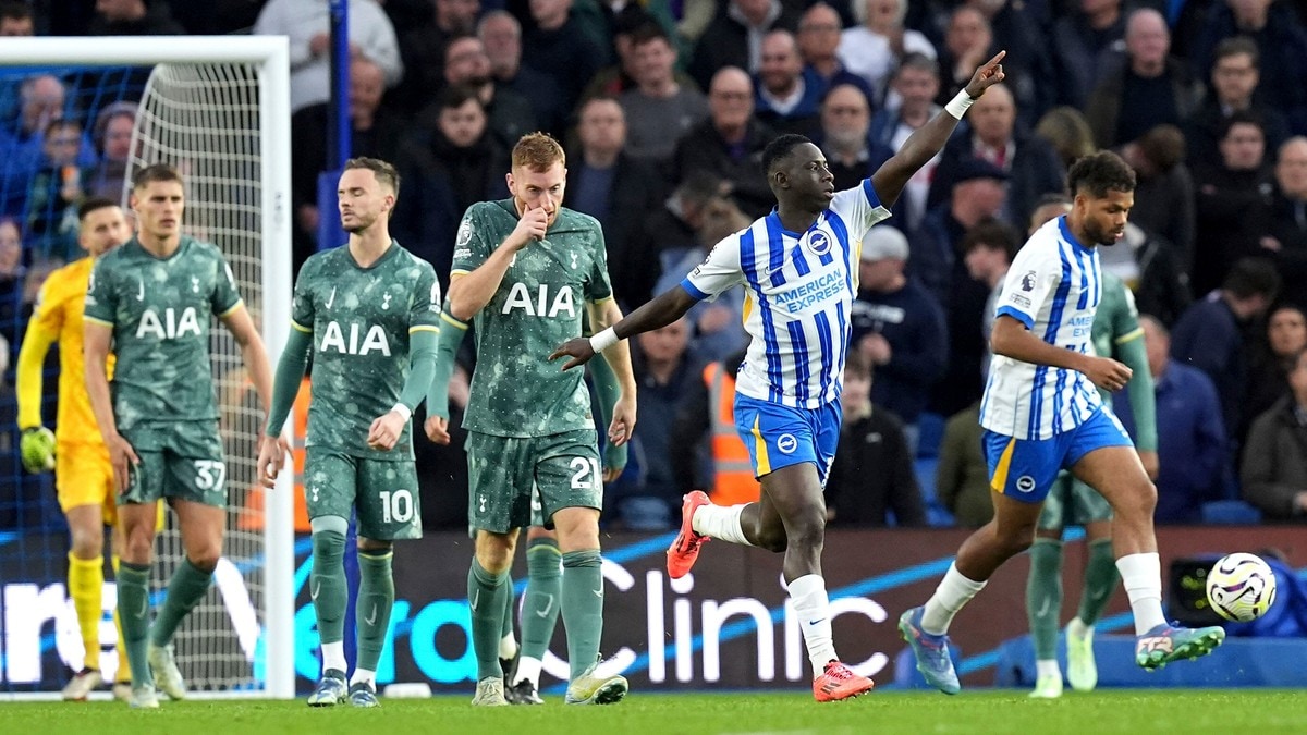 Tottenham kollapset etter pause – røk 2-3 borte mot Brighton