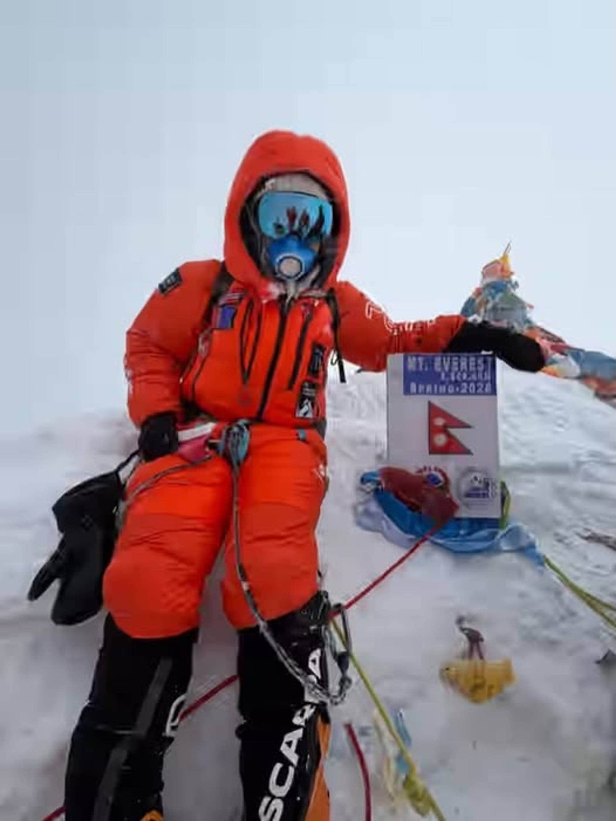 Kristin Harila på Mount Everest 