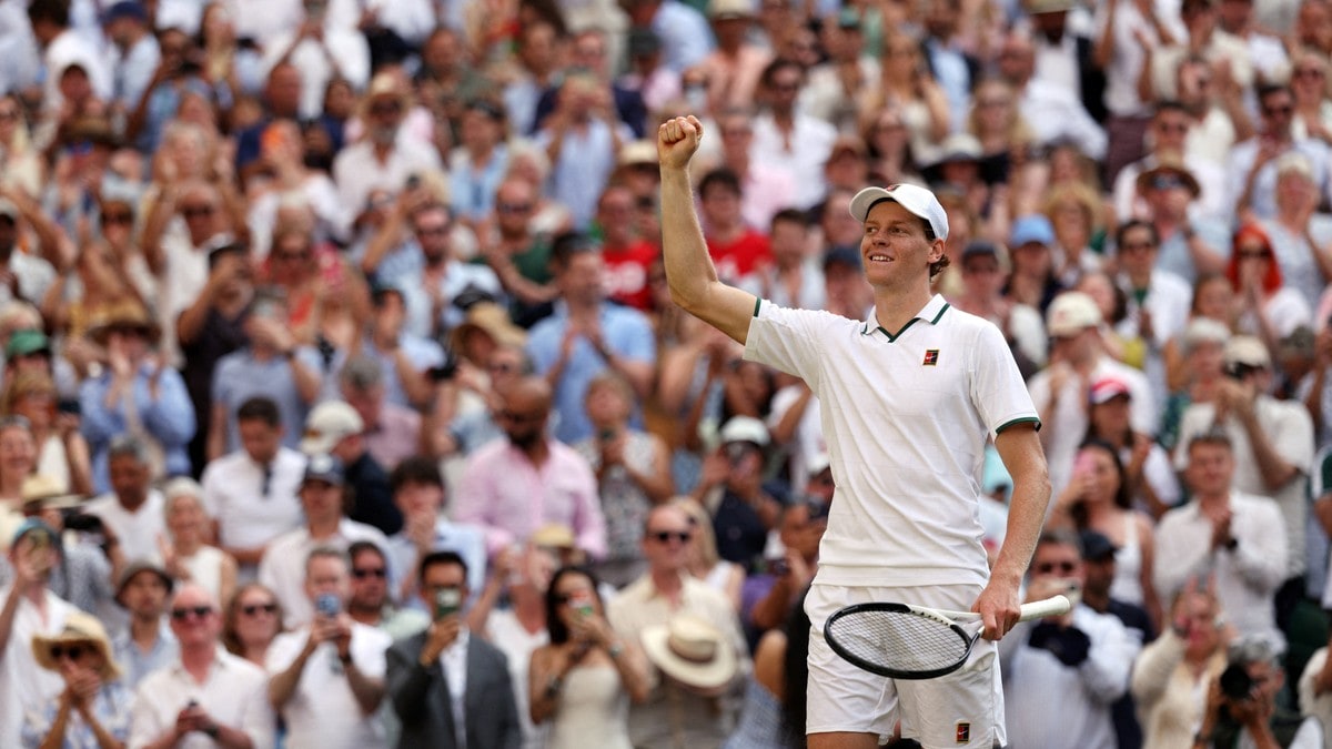 Verdensener Jannik Sinner til Wimbledon-finale