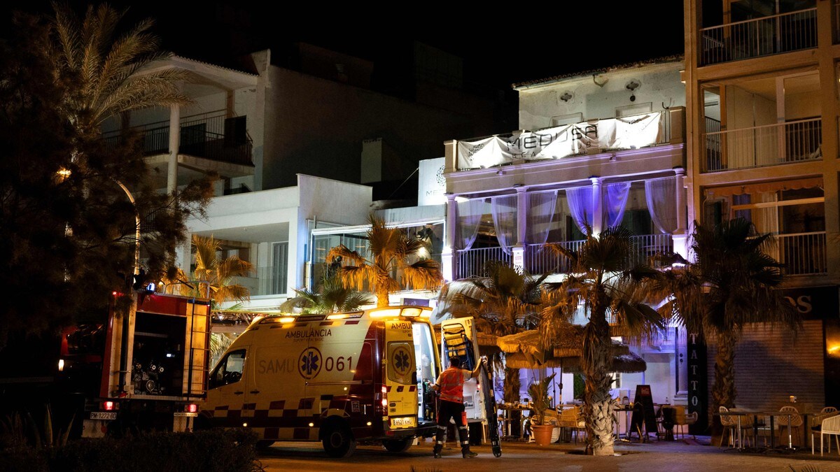 Fire døde i bygningskollaps på Mallorca