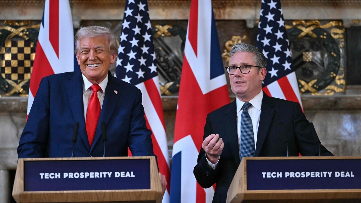 Donald Trump og Keir Starmer møtte pressen: – Vi er venner for alltid