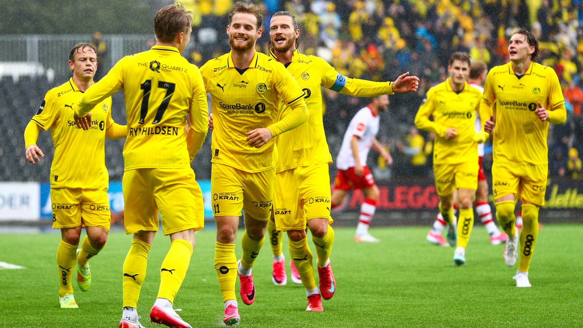 Bodø/Glimt til topps på tabellen etter straffescoring og seier mot Fredrikstad