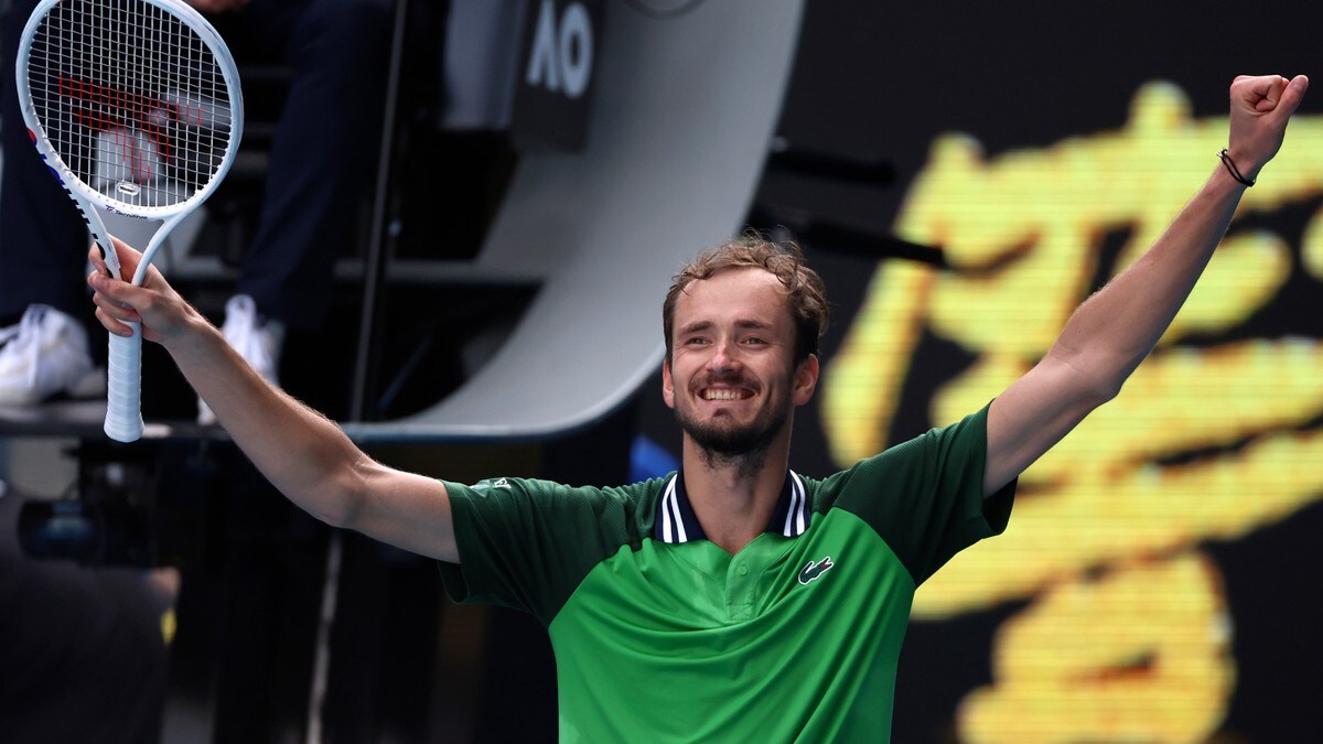 Medvedev klar for semifinale i Australian Open