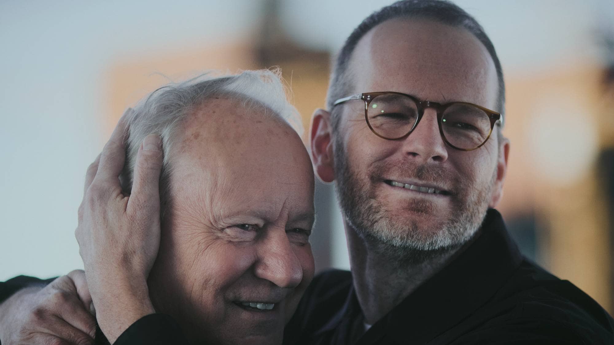 Joachim Trier, Stellan Skarsgård poserer for et bilde