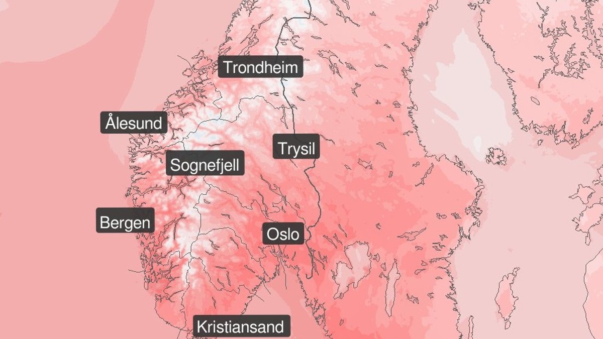 Varmen kjem til Sør-Noreg: Varmare enn Valencia