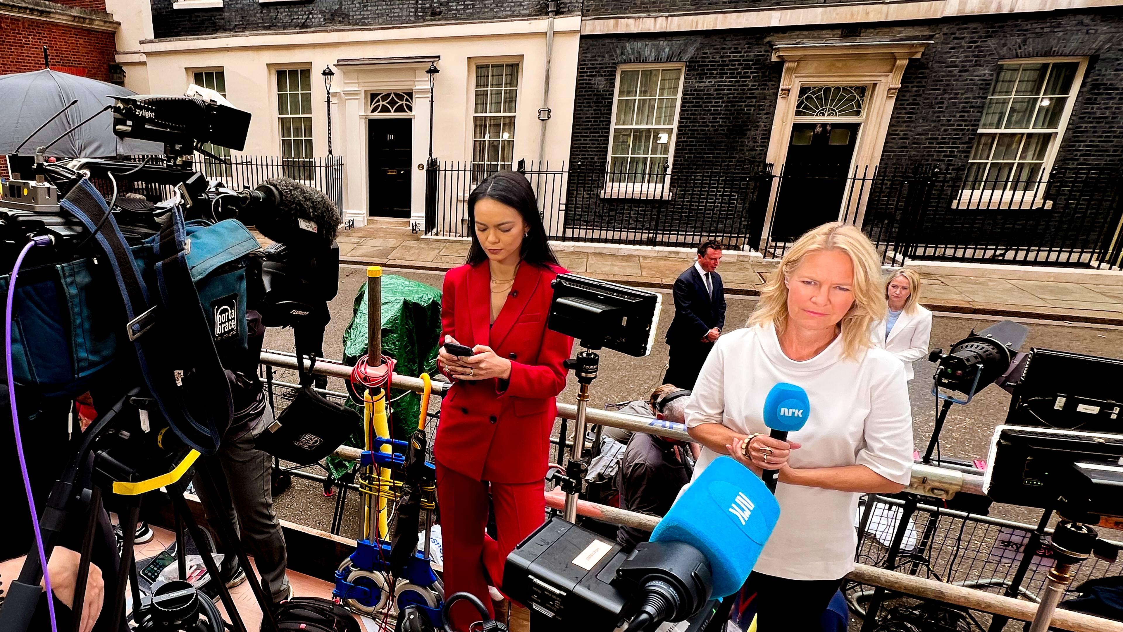 Journalister i Downing Street