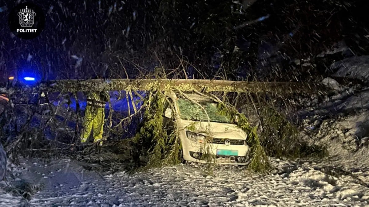 Snøkaos lammer Sør- og Østlandet: Strømbrudd og forsinkelser