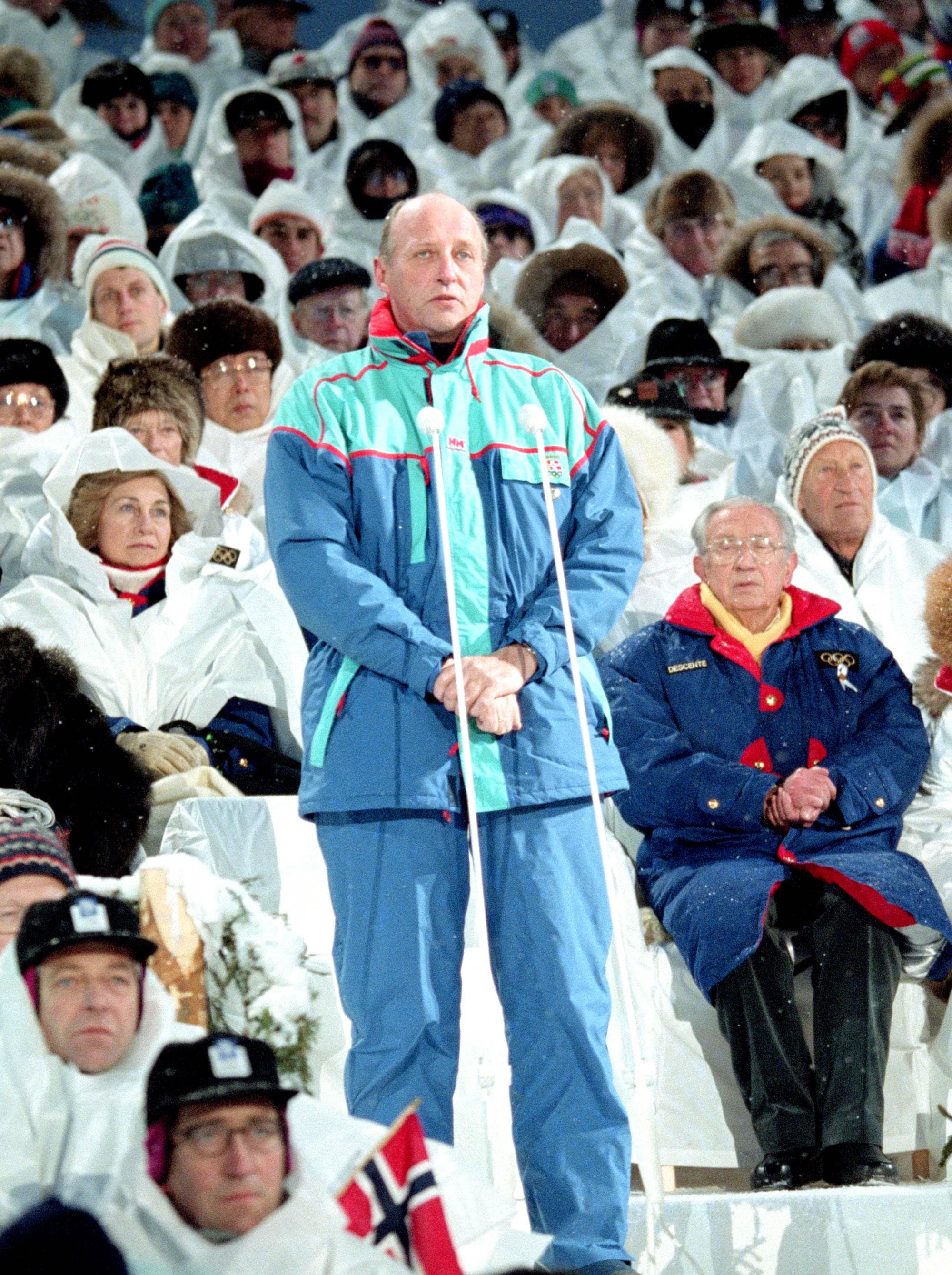 Kong Harald åpner OL på Lillehammer
