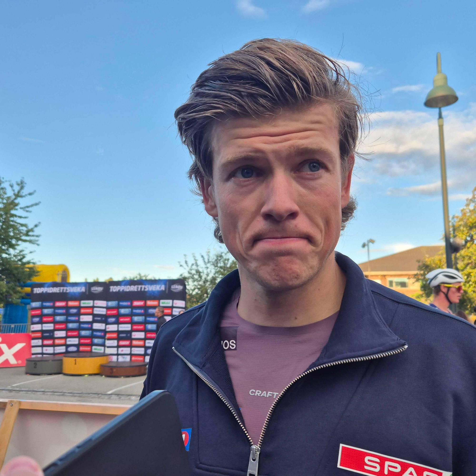 Johannes Høsflot Klæbo på Hitra