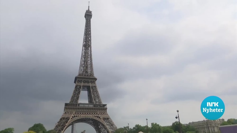 Klatrer hentet ned fra Eiffeltårnet etter seks timer