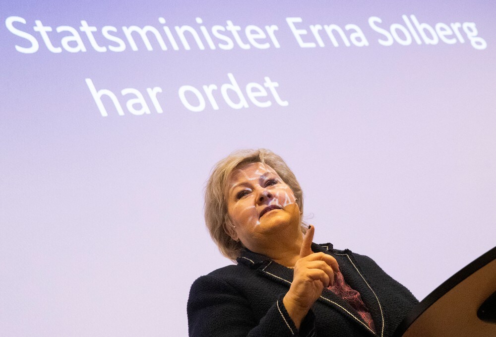 Erna Solberg: – Målet er å få ny regjering innen slutten av måneden