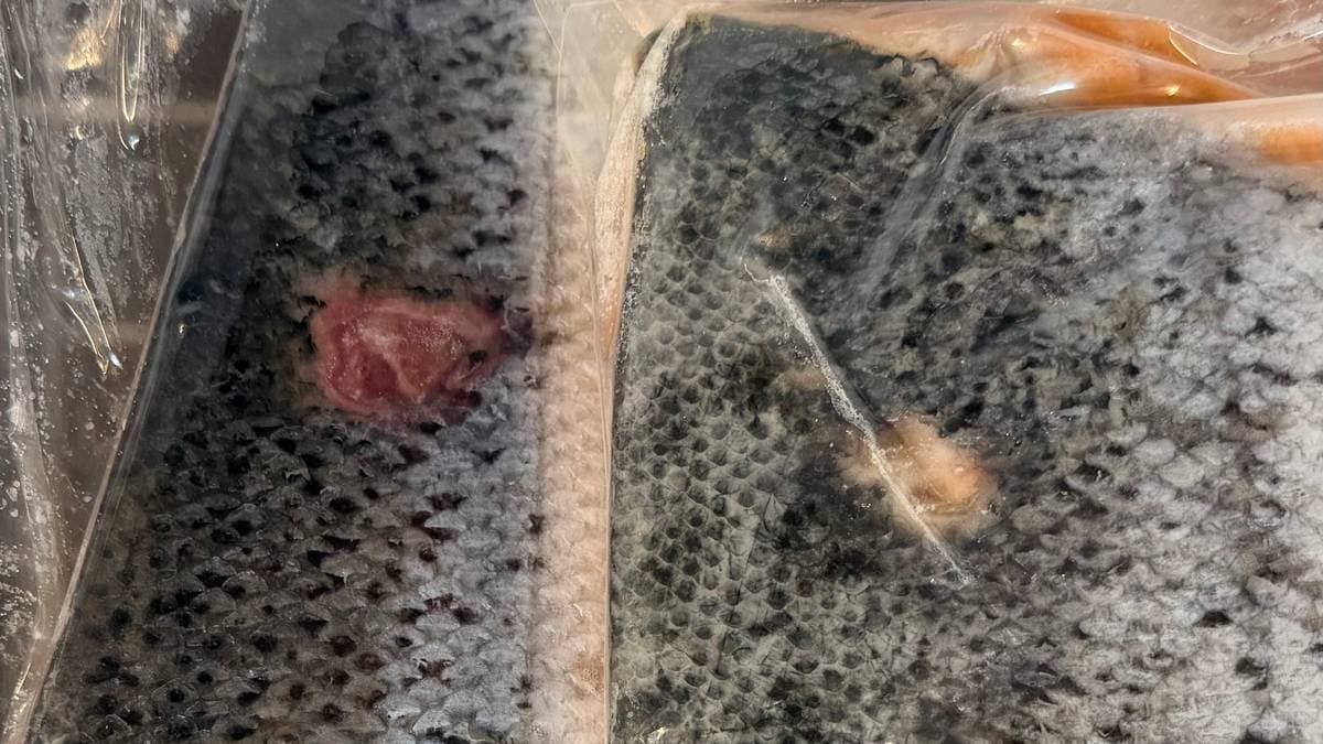 Her finn NRK laks med sår i ein norsk butikk