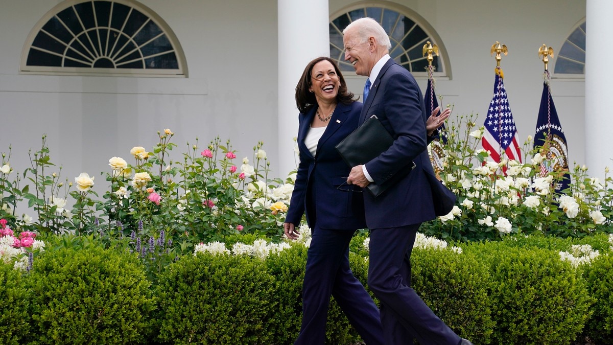 Biden og Harris skal drive valgkamp sammen