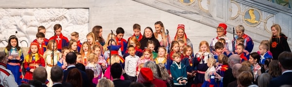 Samenes nasjonaldag-feiring i Oslo Rådhus