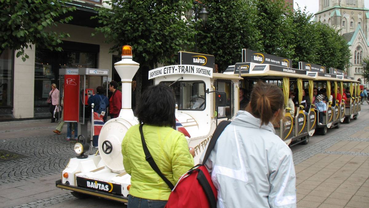 Avskiltet turisttog i Kristiansand