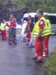 Foto: Line Tomter / NRK Ambulansepersonell på Utøya