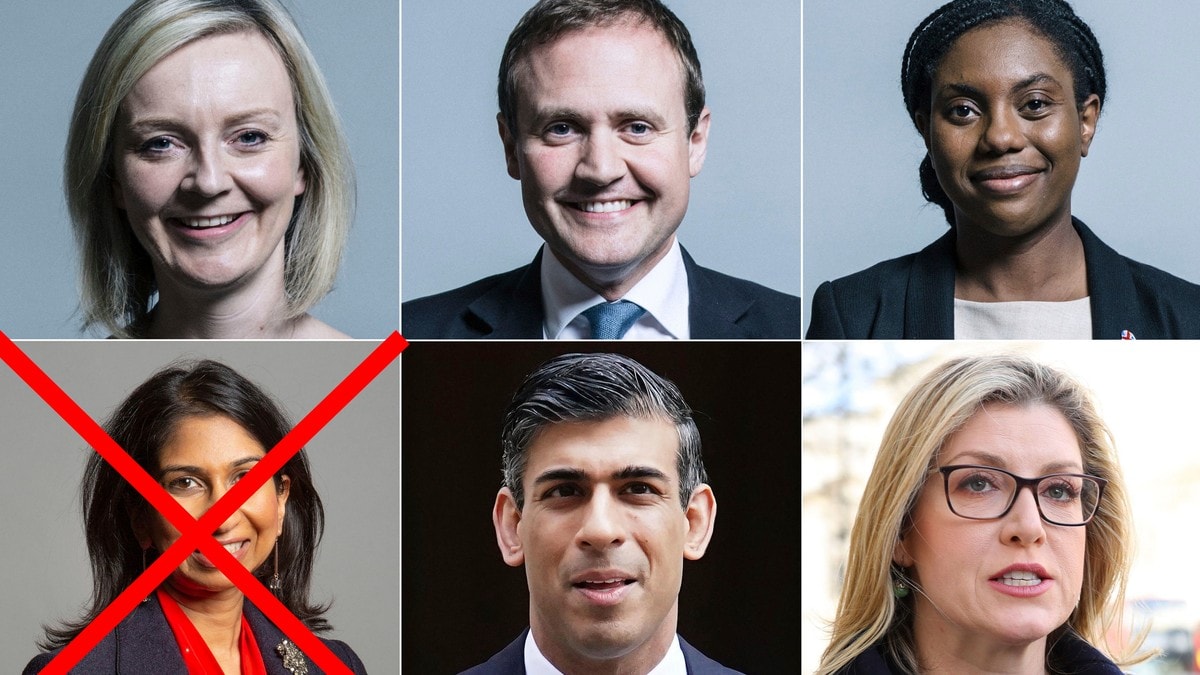 Ny avstemning i britisk statsministerkamp: Og så var de fem...