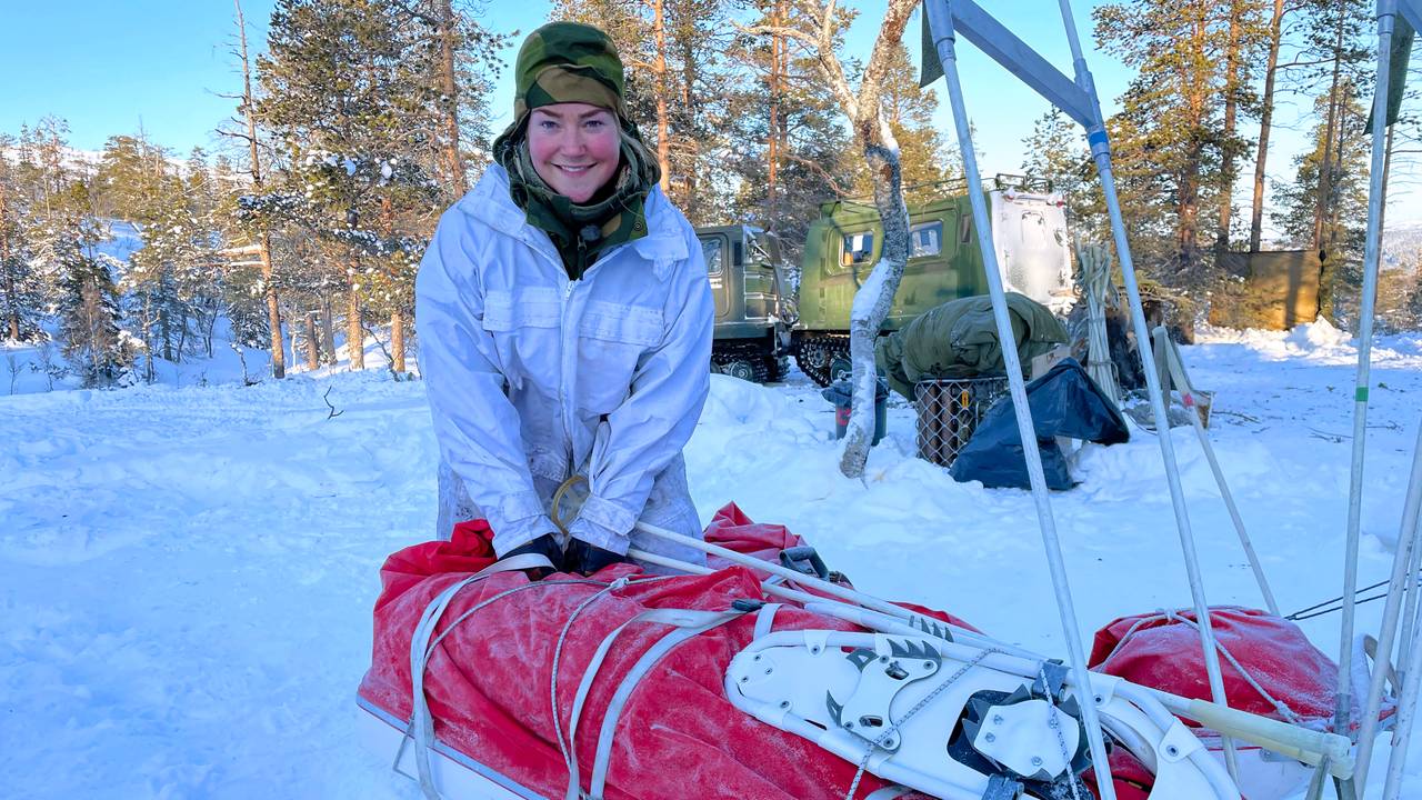 Mari Thorsen er instruktør på vinterkurs.