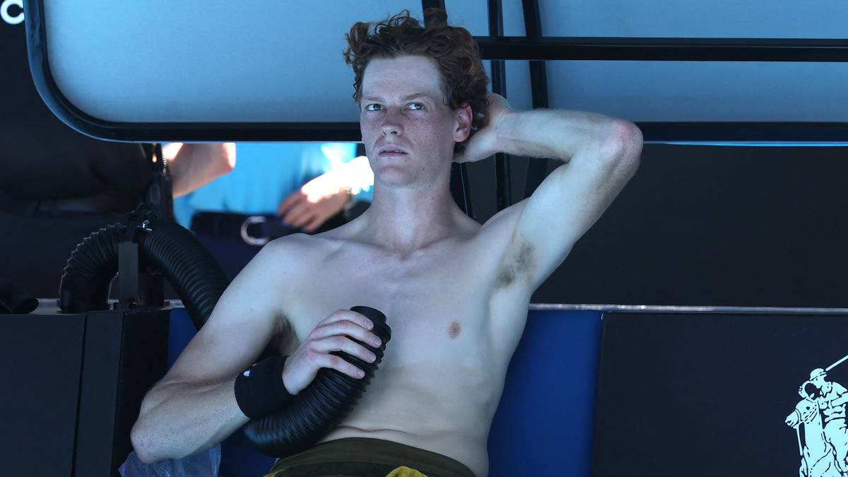 Ekstrem varme stoppet Sinner i Australia