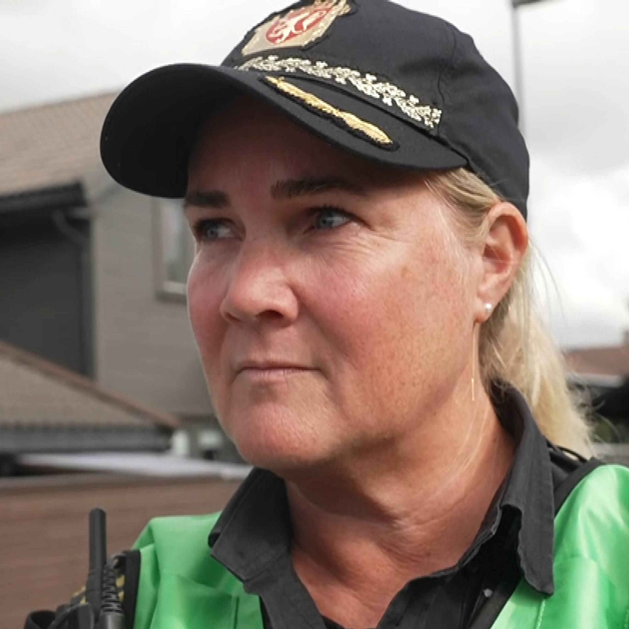 politiet i et boligområde