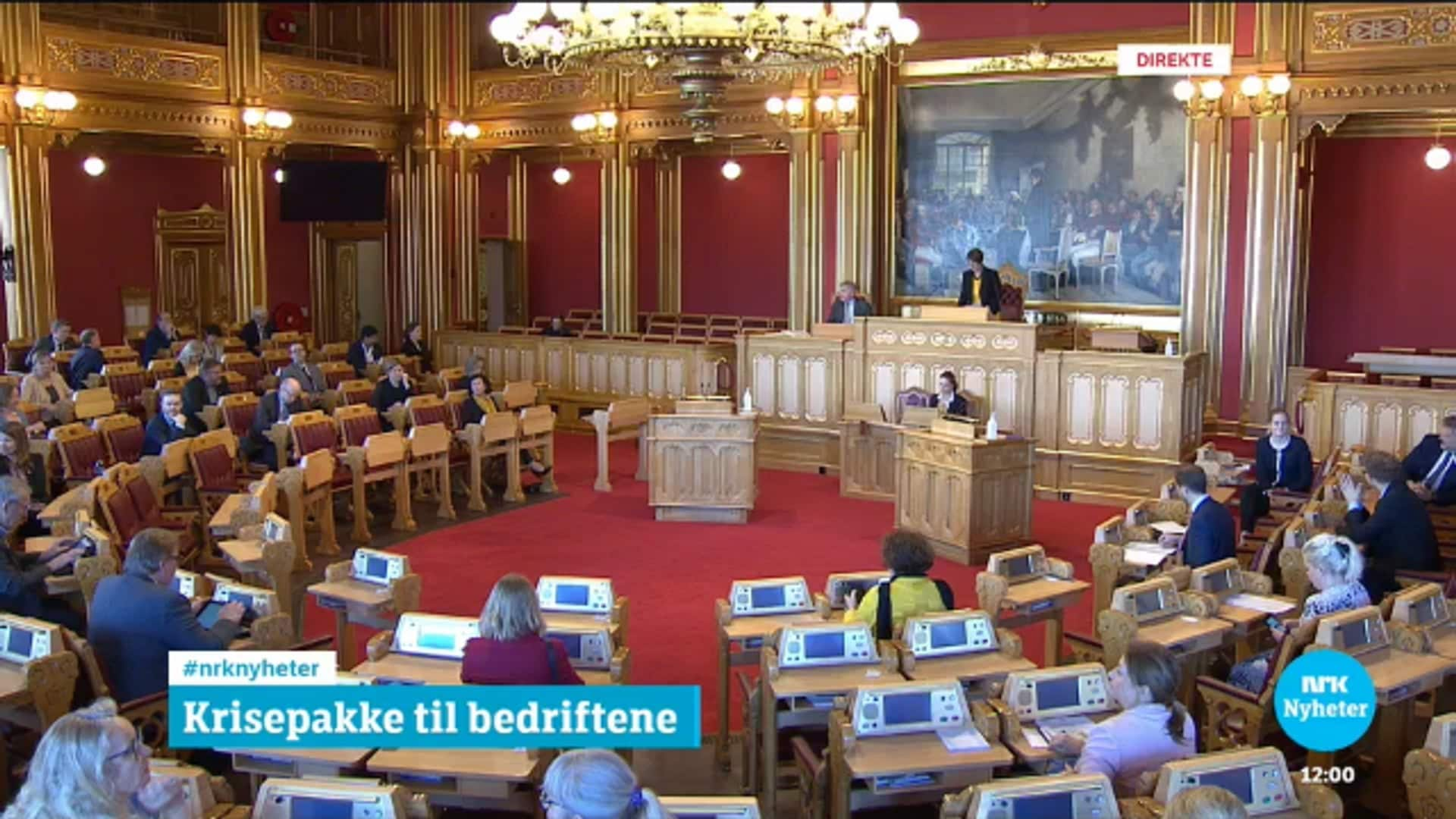 Debatt I Stortinget Om Krisepakke – Siste Nytt – NRK