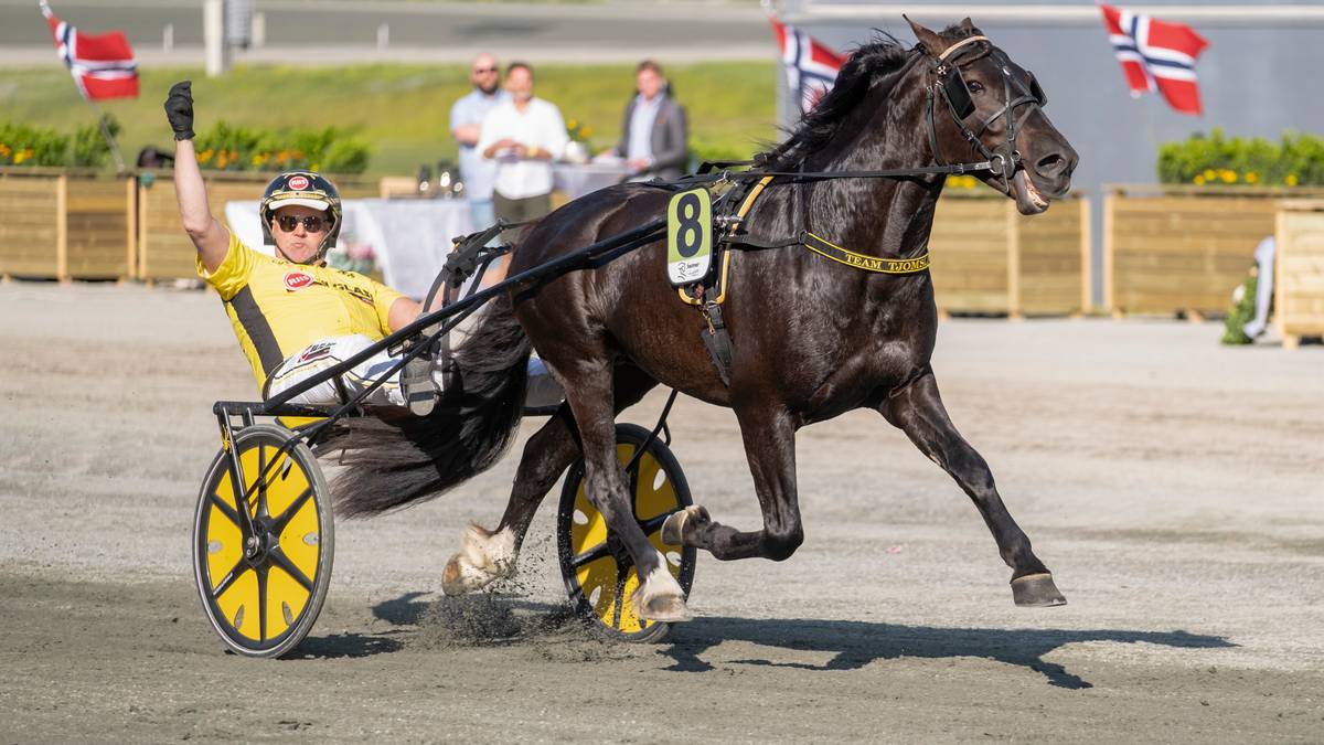 Tok NM-gull på Travparken