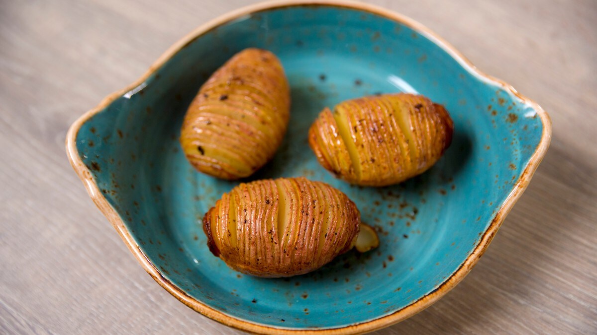 Hasselbackpoteter type potet