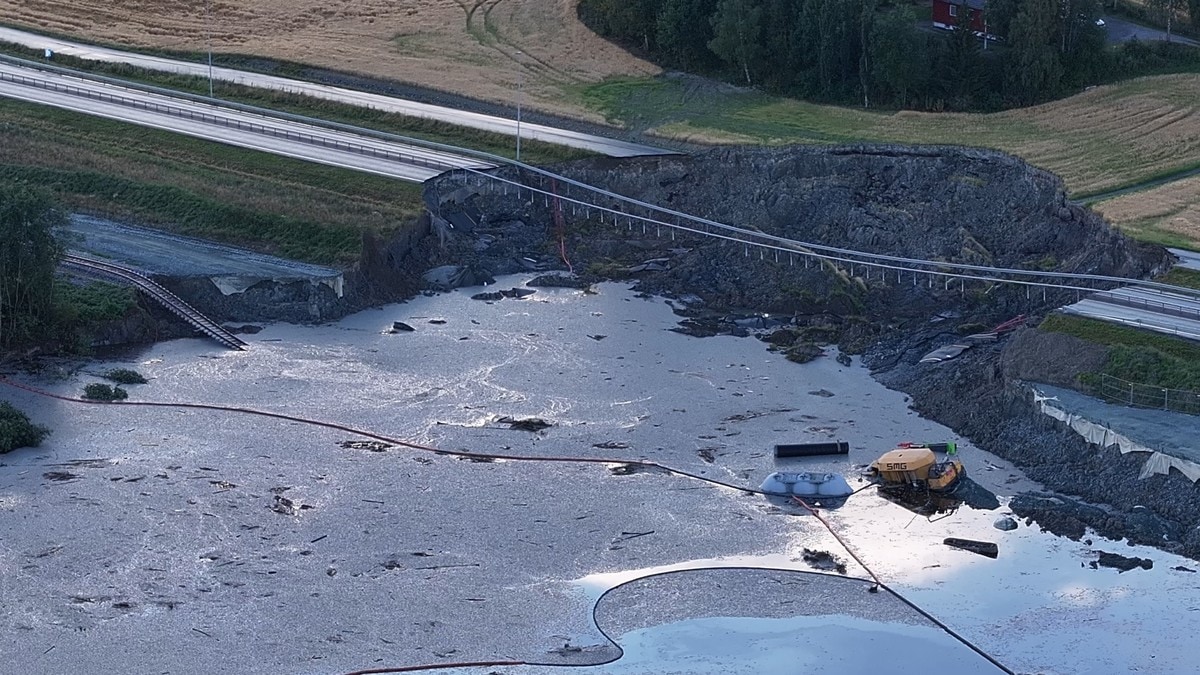 Skredet i Levanger: Stanser arbeidet på skredstedet