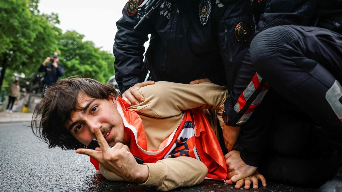 Demonstranter arrestert i Istanbul