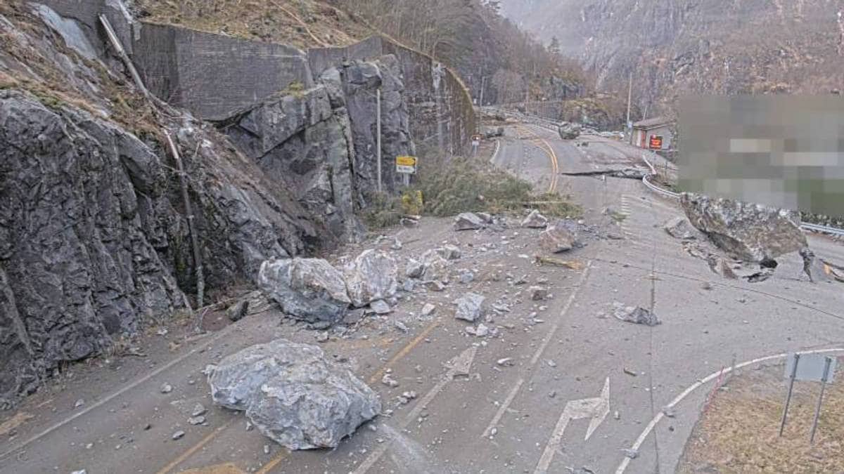 Dramatisk steinras i Etne – personar søkte tilflukt i tunnel