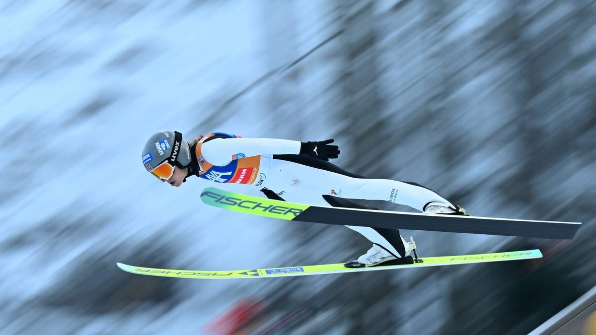 Hagen i seierskampen i Oberhof – Låte disket for skilengde