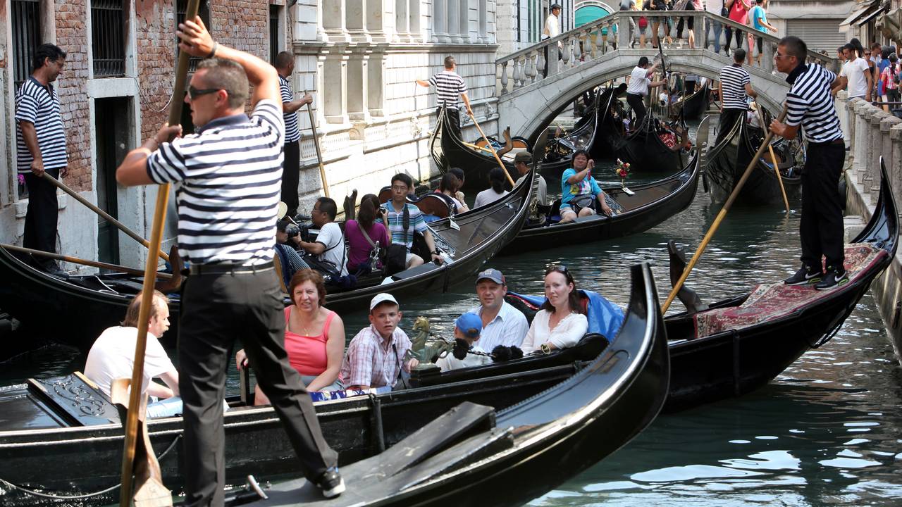 Kanaler i Venezia. Før