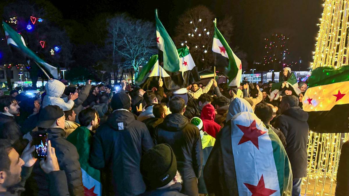 Syria-markering på torvet
