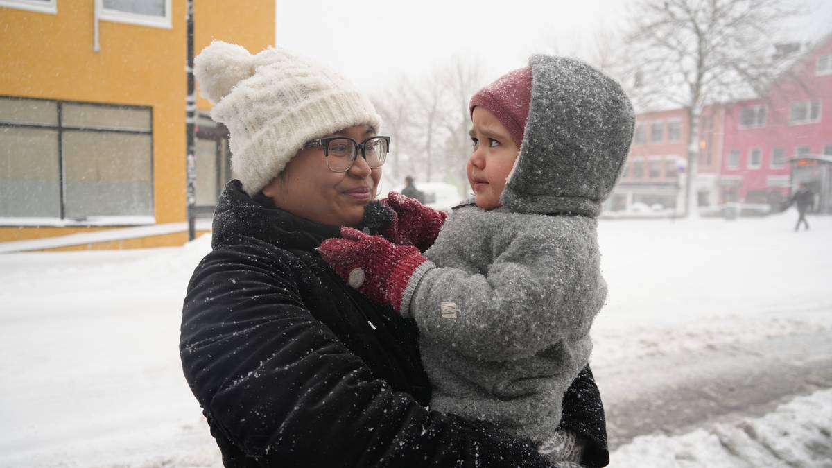 Full vinter i Nord-Norge – nesten sommer i sør