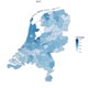 Grafikk: Stef Groenewoud, Theo Boer, Femke Atsma, Mina Arvin and Gert Westert, ‘Euthanasia in the Netherlands: a claims data cross-sectional study of geographical variation Et kart som viser dødshjelpraten i de ulike kommunene i Nederland