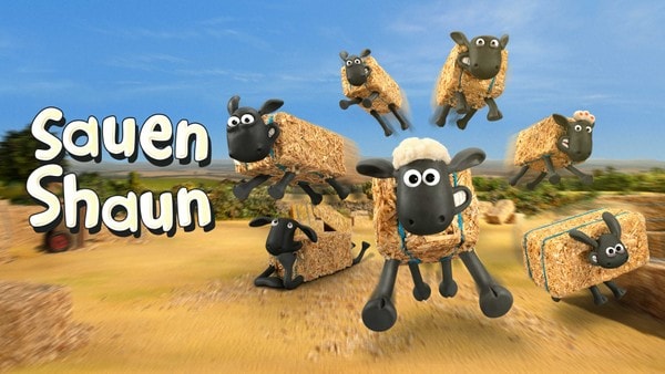Når bonden snur ryggen til sauen Shaun, blir det kaos på gården. Britisk animasjonsserie.